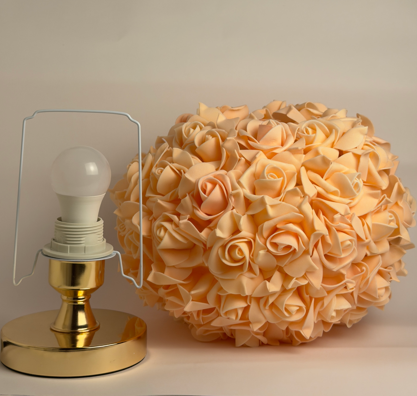 Rose Lamp with Eternal Flower